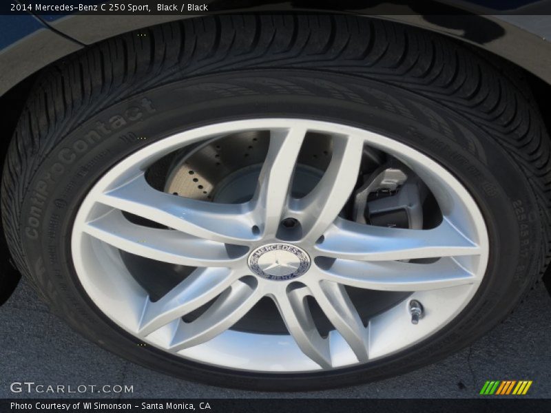 Black / Black 2014 Mercedes-Benz C 250 Sport