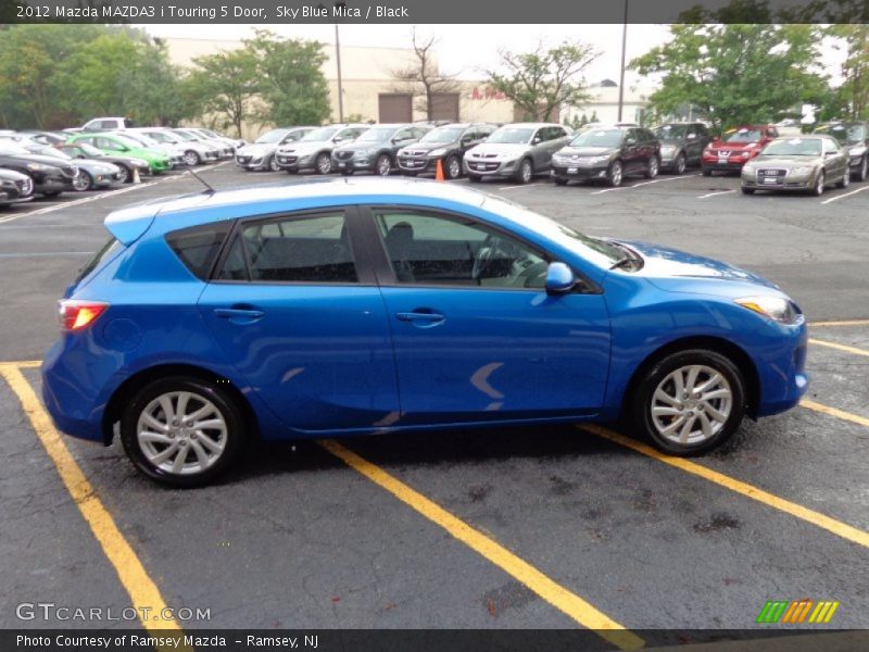 Sky Blue Mica / Black 2012 Mazda MAZDA3 i Touring 5 Door