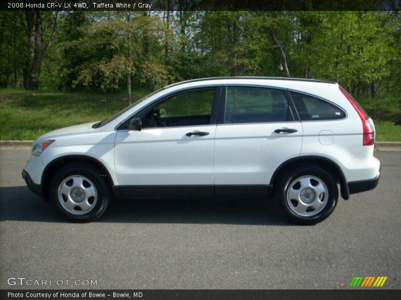 Taffeta White / Gray 2008 Honda CR-V LX 4WD