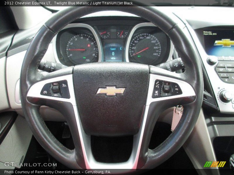 Twilight Blue Metallic / Light Titanium/Jet Black 2012 Chevrolet Equinox LT