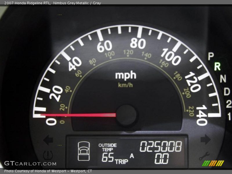Nimbus Grey Metallic / Gray 2007 Honda Ridgeline RTL