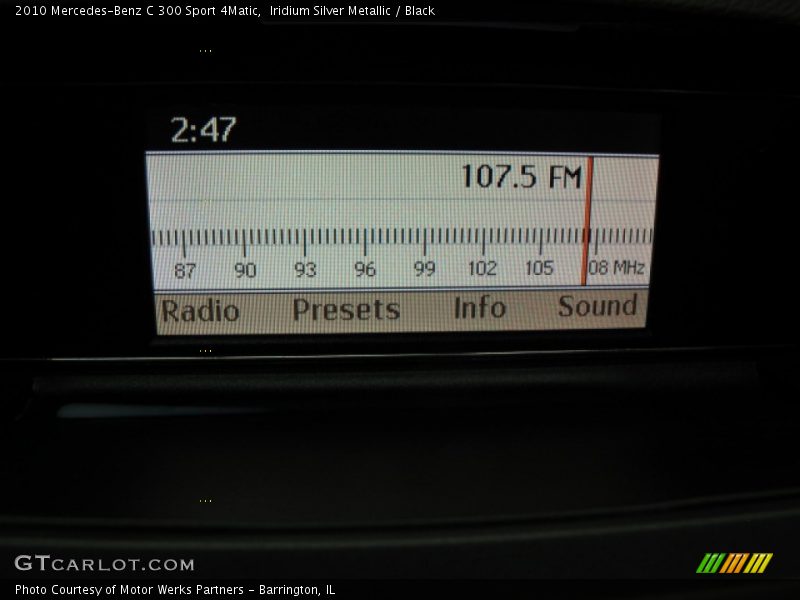Iridium Silver Metallic / Black 2010 Mercedes-Benz C 300 Sport 4Matic