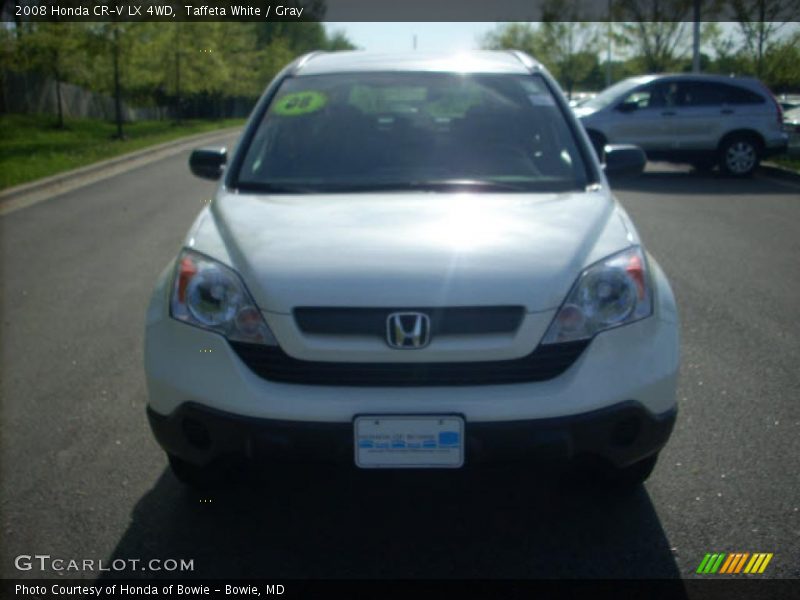 Taffeta White / Gray 2008 Honda CR-V LX 4WD
