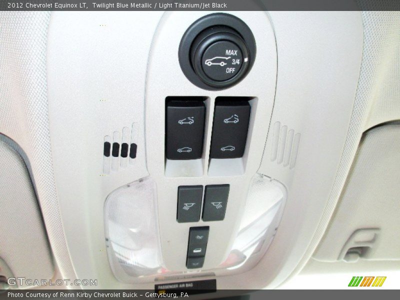 Twilight Blue Metallic / Light Titanium/Jet Black 2012 Chevrolet Equinox LT