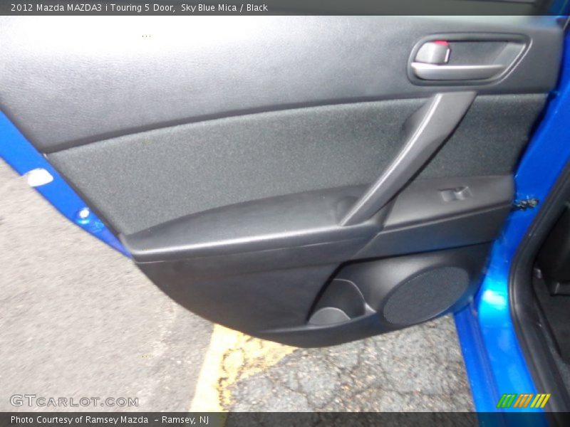 Sky Blue Mica / Black 2012 Mazda MAZDA3 i Touring 5 Door