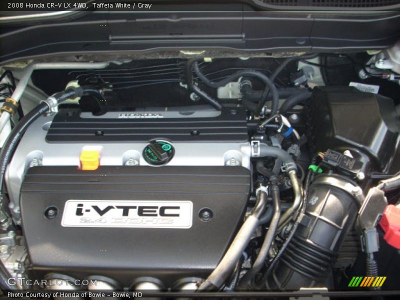 Taffeta White / Gray 2008 Honda CR-V LX 4WD