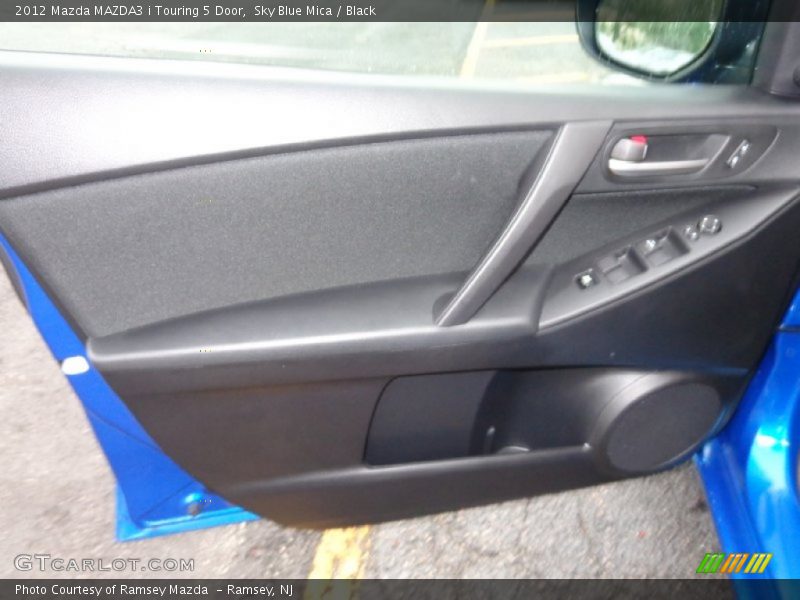 Sky Blue Mica / Black 2012 Mazda MAZDA3 i Touring 5 Door