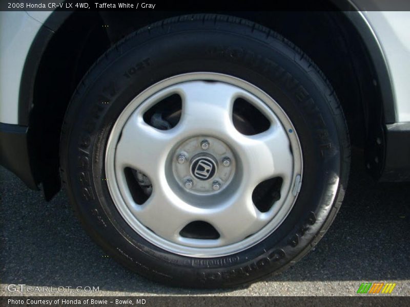 Taffeta White / Gray 2008 Honda CR-V LX 4WD