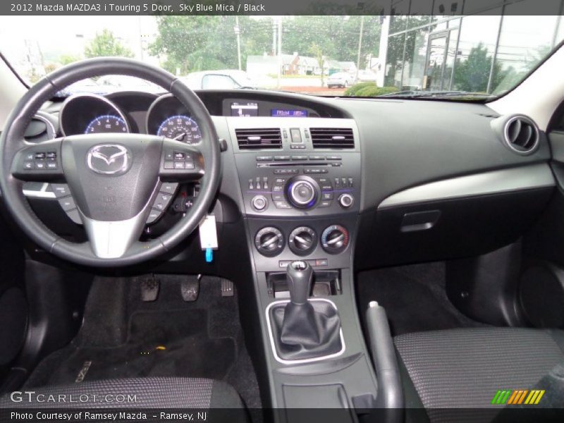 Sky Blue Mica / Black 2012 Mazda MAZDA3 i Touring 5 Door