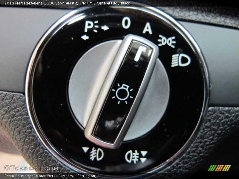 Iridium Silver Metallic / Black 2010 Mercedes-Benz C 300 Sport 4Matic