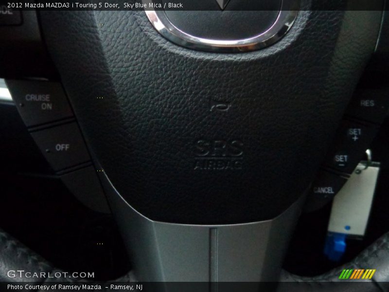 Sky Blue Mica / Black 2012 Mazda MAZDA3 i Touring 5 Door