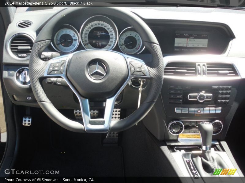 Black / Black 2014 Mercedes-Benz C 250 Sport