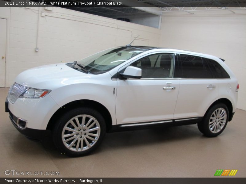 White Platinum Tri-Coat / Charcoal Black 2011 Lincoln MKX AWD
