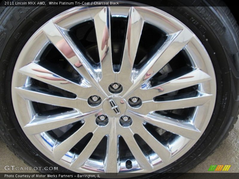 White Platinum Tri-Coat / Charcoal Black 2011 Lincoln MKX AWD