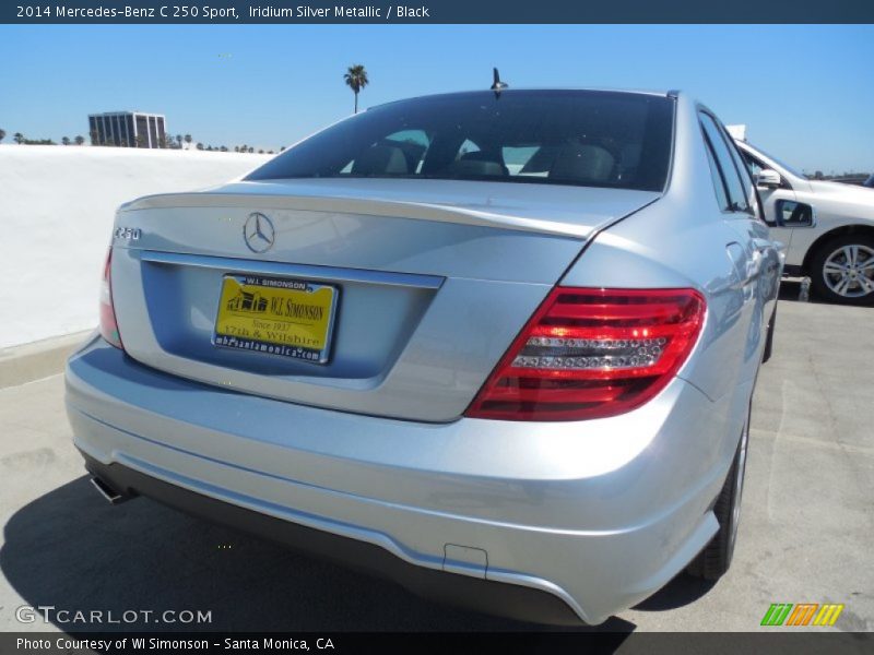Iridium Silver Metallic / Black 2014 Mercedes-Benz C 250 Sport