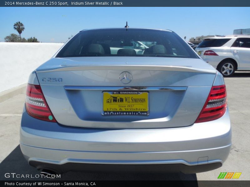 Iridium Silver Metallic / Black 2014 Mercedes-Benz C 250 Sport
