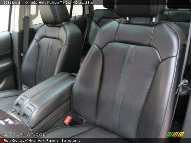 White Platinum Tri-Coat / Charcoal Black 2011 Lincoln MKX AWD