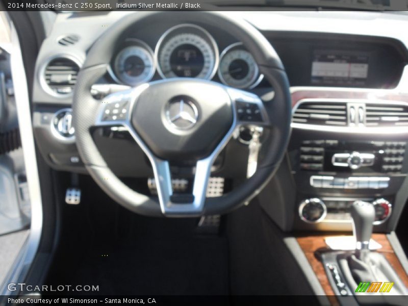 Iridium Silver Metallic / Black 2014 Mercedes-Benz C 250 Sport
