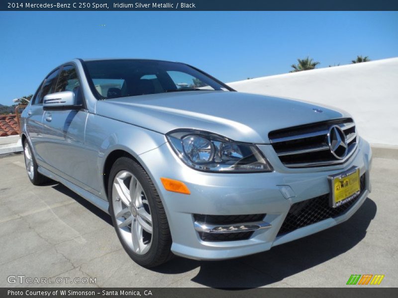 Iridium Silver Metallic / Black 2014 Mercedes-Benz C 250 Sport