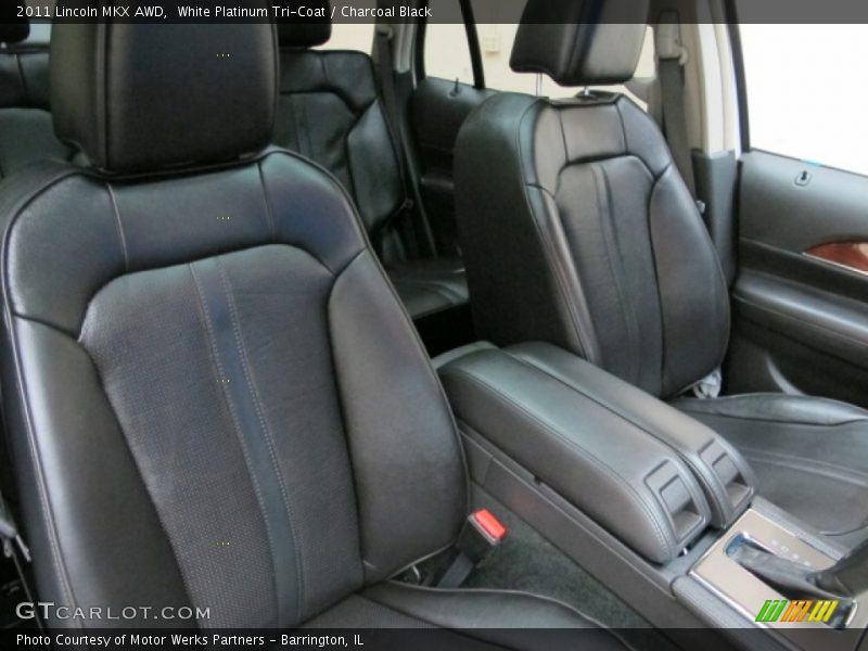 White Platinum Tri-Coat / Charcoal Black 2011 Lincoln MKX AWD