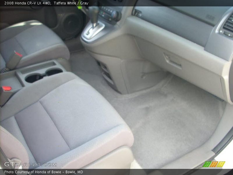 Taffeta White / Gray 2008 Honda CR-V LX 4WD