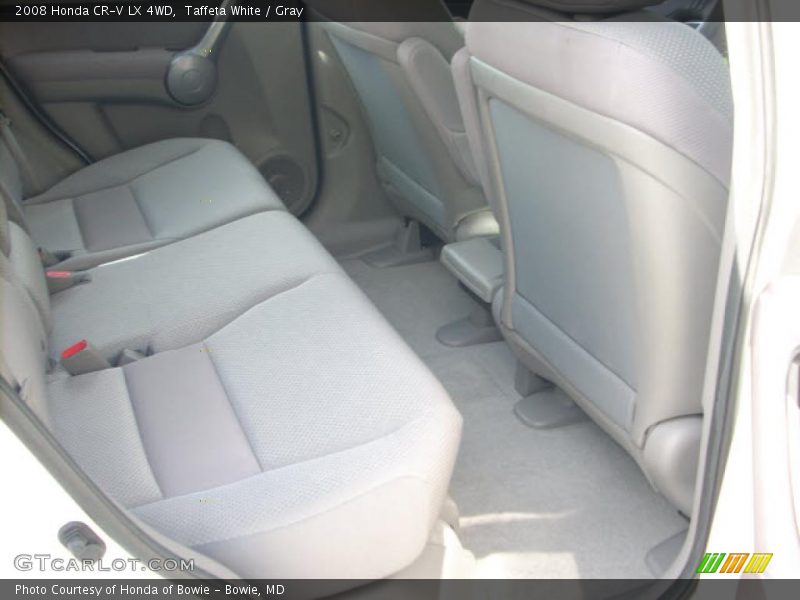 Taffeta White / Gray 2008 Honda CR-V LX 4WD