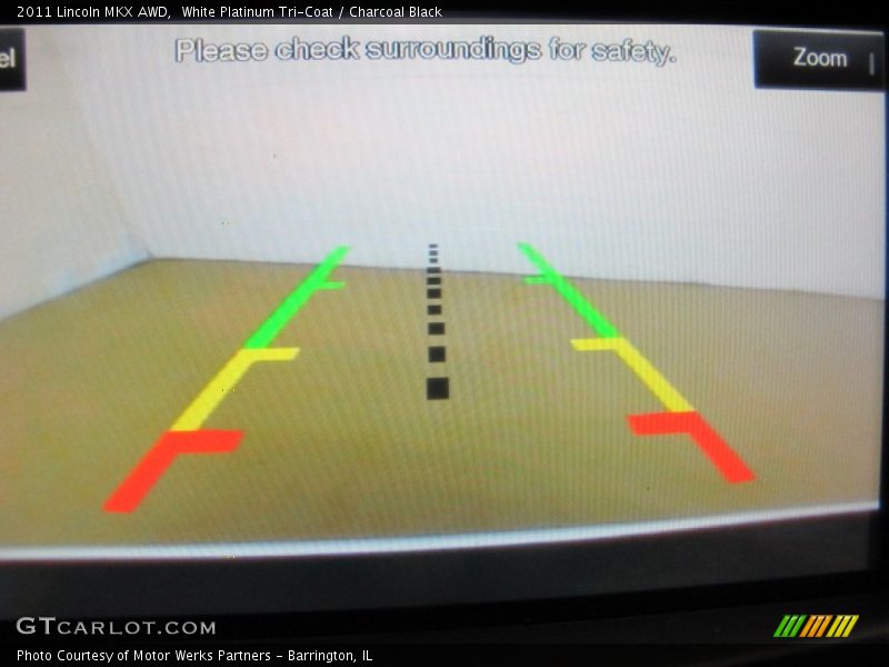White Platinum Tri-Coat / Charcoal Black 2011 Lincoln MKX AWD