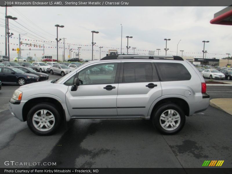 Sterling Silver Metallic / Charcoal Gray 2004 Mitsubishi Endeavor LS AWD