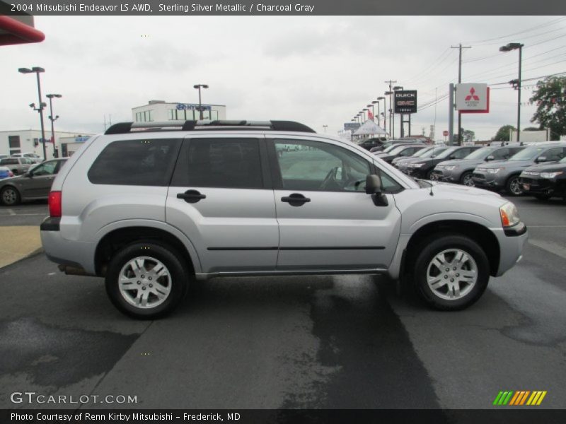 Sterling Silver Metallic / Charcoal Gray 2004 Mitsubishi Endeavor LS AWD