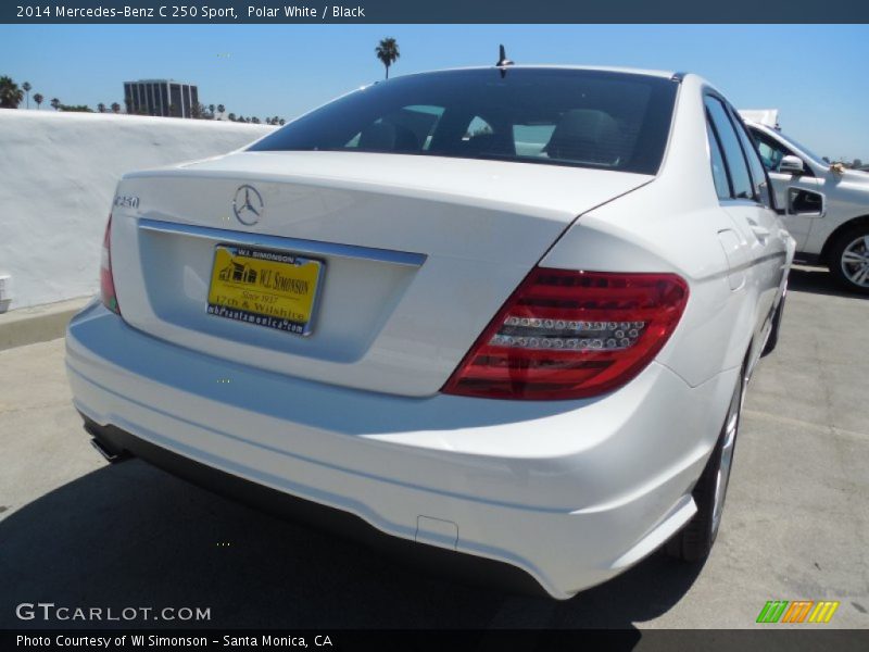 Polar White / Black 2014 Mercedes-Benz C 250 Sport