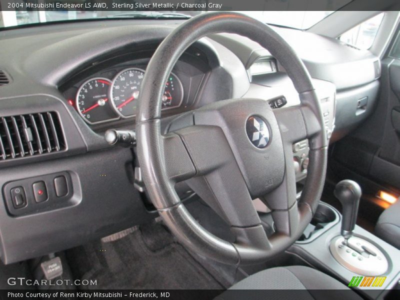 Sterling Silver Metallic / Charcoal Gray 2004 Mitsubishi Endeavor LS AWD