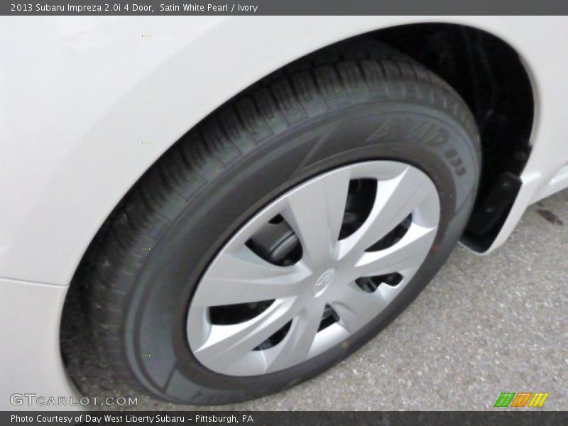 Satin White Pearl / Ivory 2013 Subaru Impreza 2.0i 4 Door