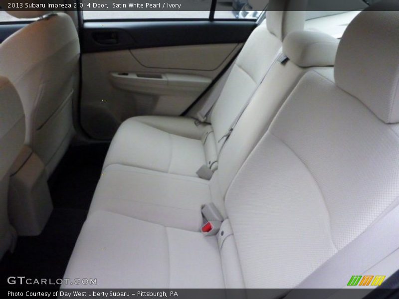 Satin White Pearl / Ivory 2013 Subaru Impreza 2.0i 4 Door