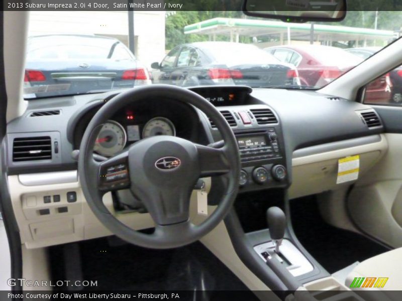 Satin White Pearl / Ivory 2013 Subaru Impreza 2.0i 4 Door