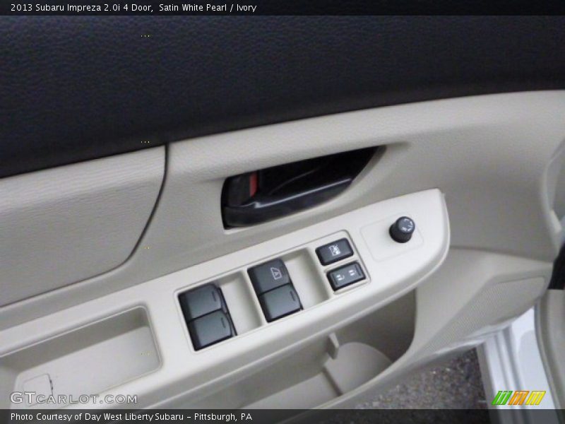 Satin White Pearl / Ivory 2013 Subaru Impreza 2.0i 4 Door