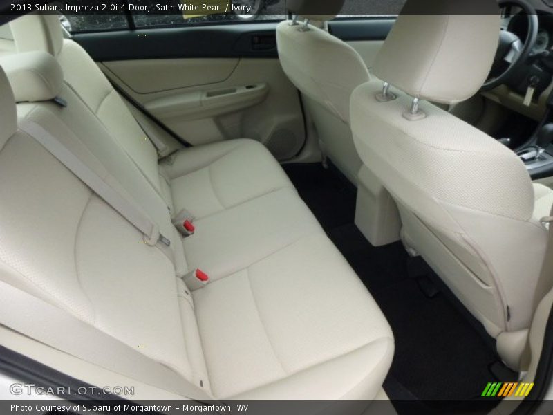 Satin White Pearl / Ivory 2013 Subaru Impreza 2.0i 4 Door