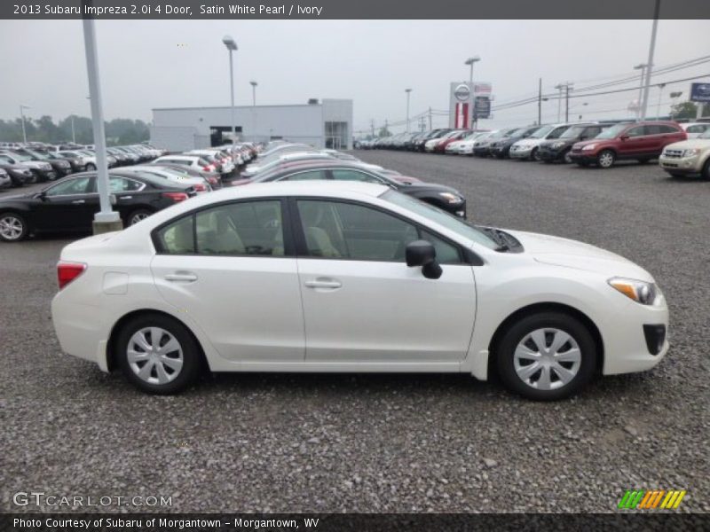 Satin White Pearl / Ivory 2013 Subaru Impreza 2.0i 4 Door