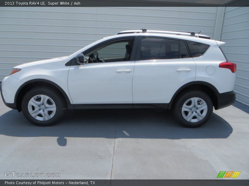 Super White / Ash 2013 Toyota RAV4 LE