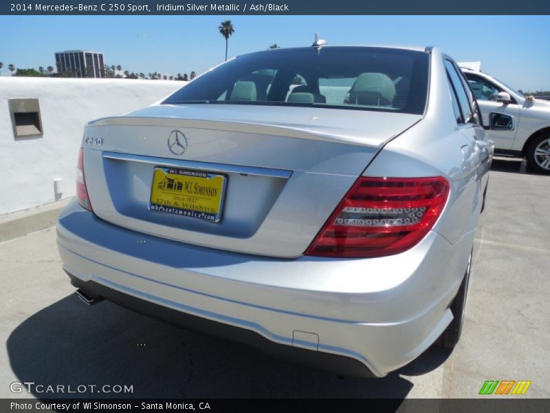Iridium Silver Metallic / Ash/Black 2014 Mercedes-Benz C 250 Sport
