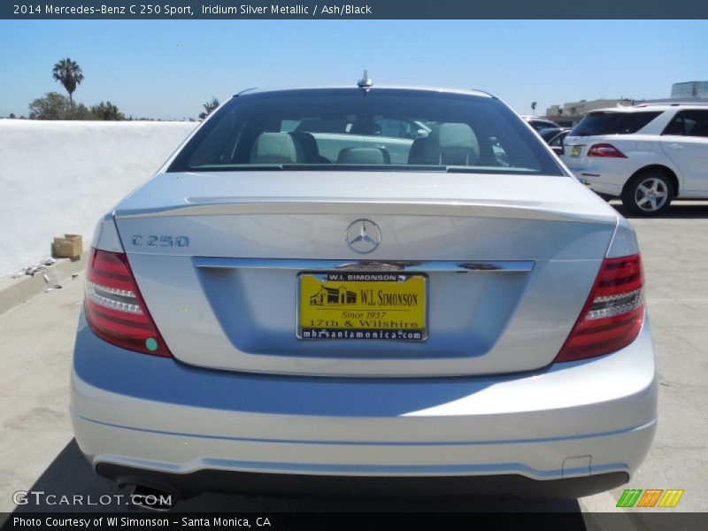 Iridium Silver Metallic / Ash/Black 2014 Mercedes-Benz C 250 Sport