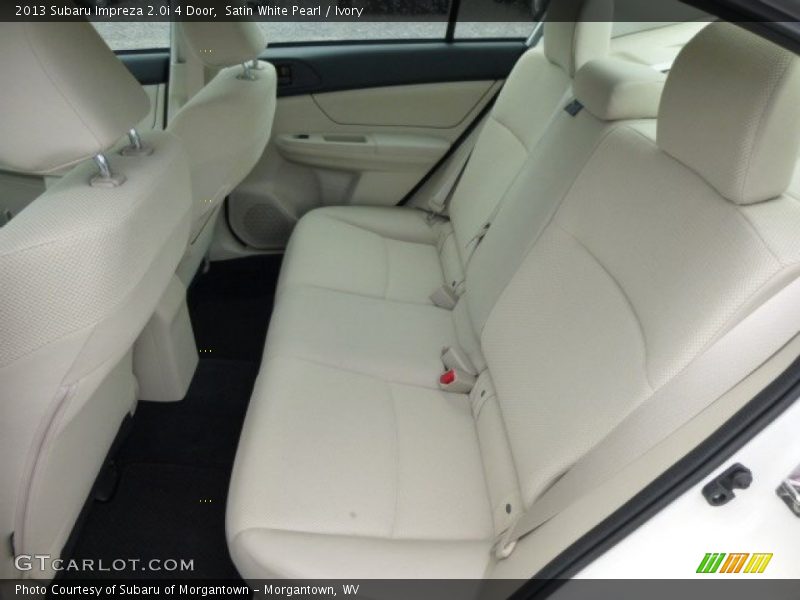Satin White Pearl / Ivory 2013 Subaru Impreza 2.0i 4 Door