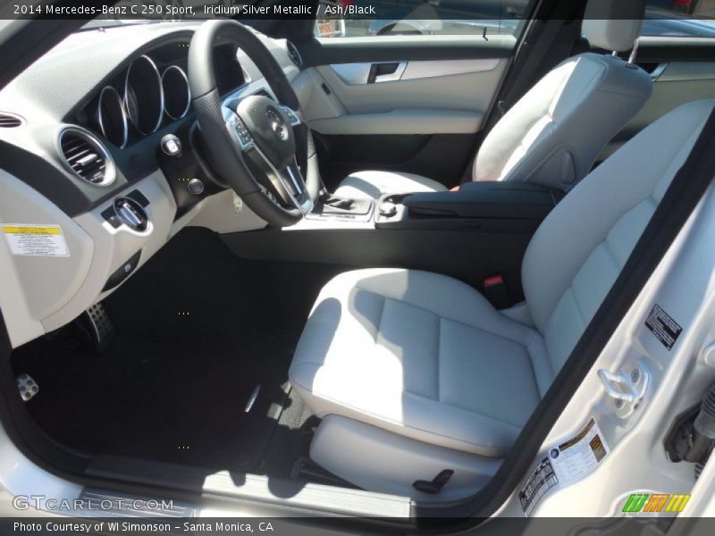 Iridium Silver Metallic / Ash/Black 2014 Mercedes-Benz C 250 Sport