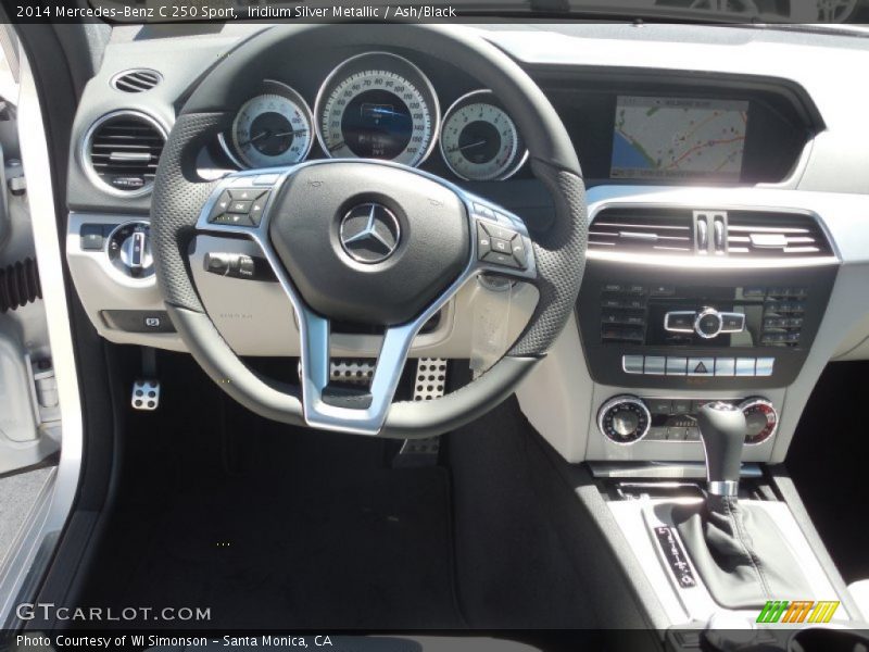 Iridium Silver Metallic / Ash/Black 2014 Mercedes-Benz C 250 Sport