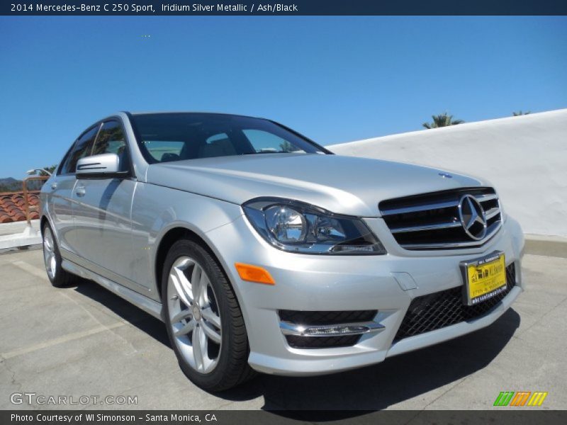 Iridium Silver Metallic / Ash/Black 2014 Mercedes-Benz C 250 Sport
