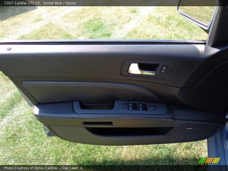 Sunset Blue / Ebony 2007 Cadillac STS V6