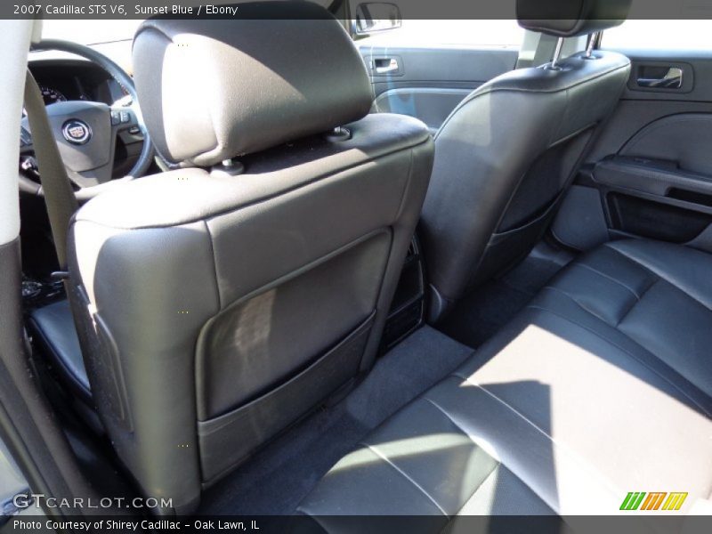 Sunset Blue / Ebony 2007 Cadillac STS V6