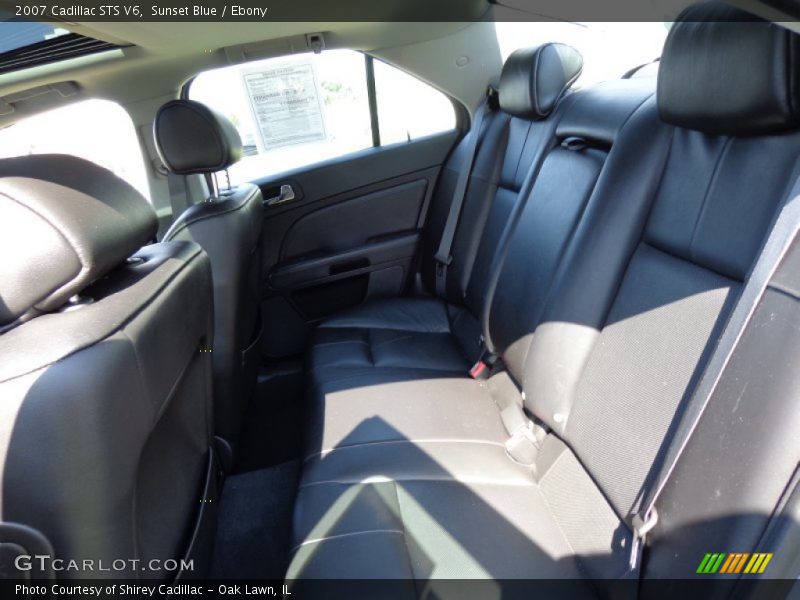 Sunset Blue / Ebony 2007 Cadillac STS V6