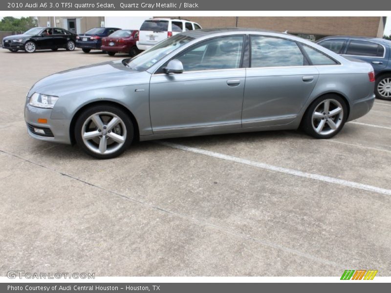 Quartz Gray Metallic / Black 2010 Audi A6 3.0 TFSI quattro Sedan