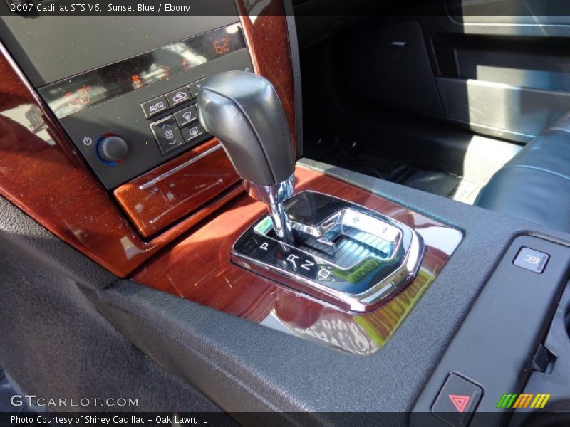 Sunset Blue / Ebony 2007 Cadillac STS V6