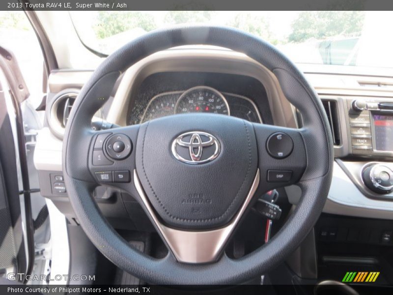 Super White / Ash 2013 Toyota RAV4 LE